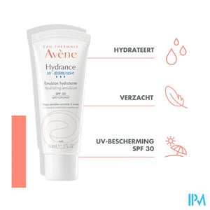 Avene Hydrance Uv Licht Hydr. Emulsie Spf 30 40ml