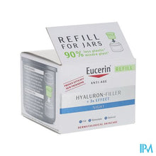 Afbeelding in Gallery-weergave laden, Eucerin Hyaluron-filler X3 Nachtcreme Navul. 50ml
