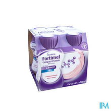 Charger l'image dans la galerie, Fortimel Compact Protein 2.4kcal Aardbei 4x125ml
