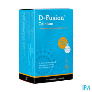 D-fusion Calcium 500/1000 Kauwtabl 60