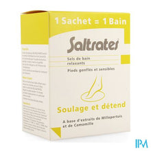 Load image into Gallery viewer, Saltrates Relaxerende Voetbadzouten 10x20g
