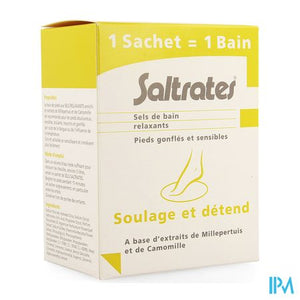 Saltrates Relaxerende Voetbadzouten 10x20g