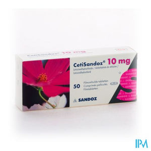 Cetisandoz Sandoz Comp 50 X 10mg