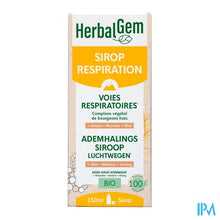 Charger l'image dans la galerie, Herbalgem Siroop Ademhaling Bio Kind-volw 150ml
