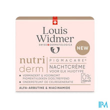 Afbeelding in Gallery-weergave laden, Widmer Nutriderm Pigmacare Nachtcreme N/parf 50ml
