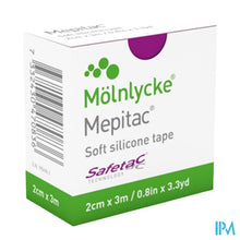 Charger l'image dans la galerie, Mepitac Zachte Fixatietape Sil 2cmx3,0m 1 298300
