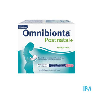 Omnibionta Postnatal+ (Borstvoeding): 8 weken Pack (56 tabletten+56 capsules)