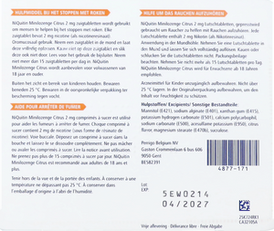 Niquitin Minilozenge Citrus 2mg Zuigtabl 60