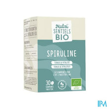 Afbeelding in Gallery-weergave laden, Nutrisentiels Spiruline Bio Comp 30
