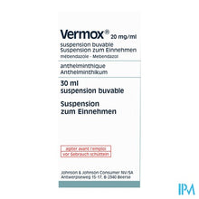 Charger l'image dans la galerie, Vermox Susp 30ml 2%

