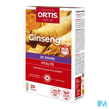 Load image into Gallery viewer, Ortis Vitalite Ginseng 20 Tabl 20
