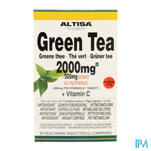 Afbeelding in Gallery-weergave laden, Altisa Groene Thee 2000mg (500mg Extract) Comp 90
