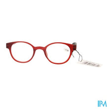 Charger l'image dans la galerie, Pharmaglasses Leesbril Round +3.50 Red/black
