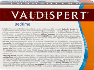 Valdispert Bedtime Omhulde Tabl 40