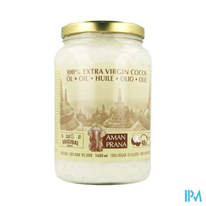 Amanprana Extra Virgin Cocos Olie 1600ml