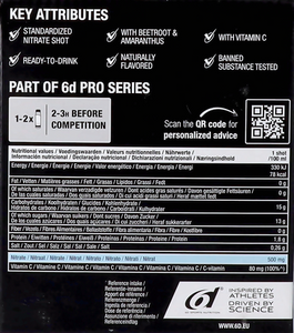 6d Nitrate Shot Fruit Punch 6x100ml