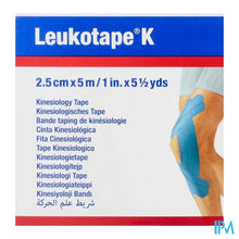 Charger l'image dans la galerie, Leukotape K Kleefwindel Elast Blauw 2,5cmx5m 1

