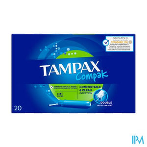 Tampax Compak Super Tampons 20