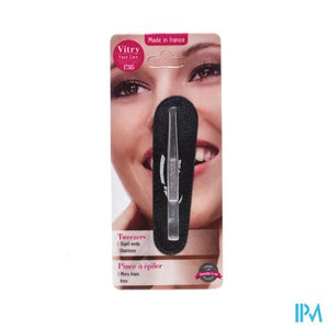 Epileerpincet Schuin Inox