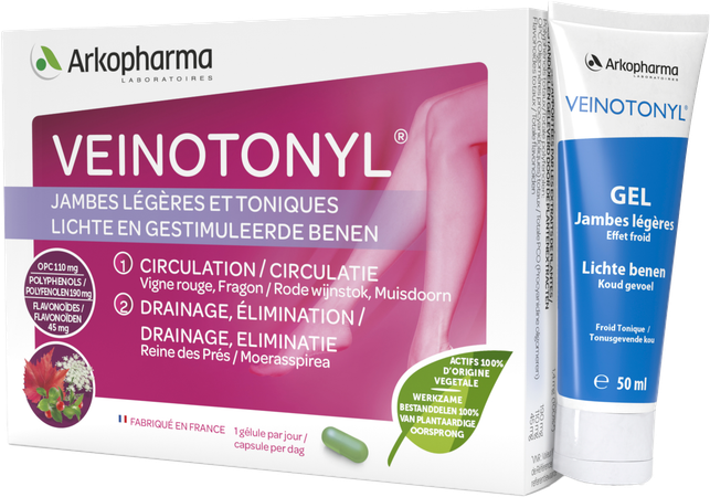 Veinotonyl Jambes Legeres Comp 30+tube 50ml Promo