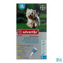 Afbeelding in Gallery-weergave laden, Advantix 100/ 500 Honden 4<10kg Fl 4x1,0ml
