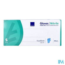 Load image into Gallery viewer, Abena Excellent Handschoen Nitrile S Blauw
