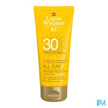 Afbeelding in Gallery-weergave laden, Widmer Sun All Day 30 N/parf Tube 100ml
