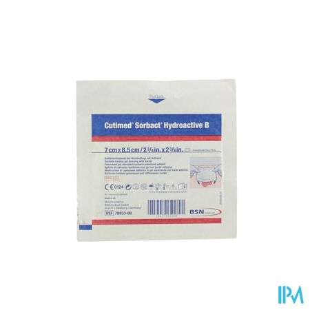 Cutimed Sorbact Hydroactive B 7x 8,5cm 1 7993300