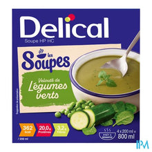 Afbeelding in Gallery-weergave laden, Delical Soupe Veloute Legumes Verts 4x200ml
