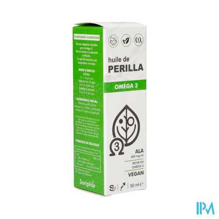 Soria Perilla Olie Omega 3 Vegan 50ml