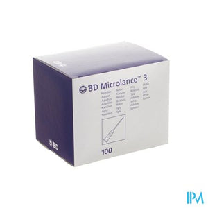 Bd Microlance 3 Nld 18g 1/2 Sb 1,2mm 40mm Roze 100