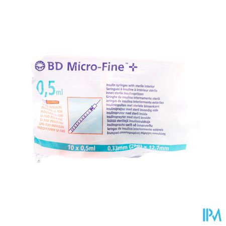 Microfine Ins.spuit 0,5ml 29g 12,7mm 10 324824