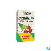 Afbeelding in Gallery-weergave laden, Arkovital Acerola 1000 Bio Duopack Tabl 2x30
