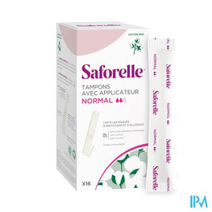 Saforelle Tampons Inbrenghuls Normaal 16