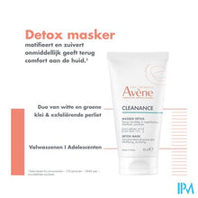 Afbeelding in Gallery-weergave laden, Avene Cleanance Detox Masker 50ml
