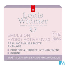 Afbeelding in Gallery-weergave laden, Widmer Dag Emulsie Hydro-active Uv30 N/parf 50ml
