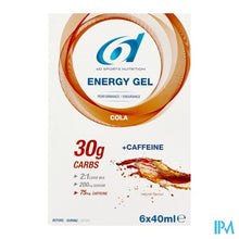 Afbeelding in Gallery-weergave laden, 6d Sixd Energy + Caffeine Gel Cola 6x40ml
