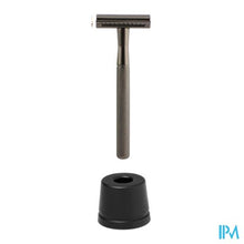Afbeelding in Gallery-weergave laden, Wondr Safety Razor + Houder Zwart

