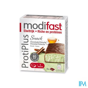 Modifast Protiplus Reep Chocolade-pistache 162g