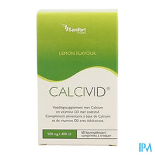 Afbeelding in Gallery-weergave laden, Calcivid 500mg/400ie Lemon Chew 60
