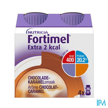 Afbeelding in Gallery-weergave laden, Fortimel Extra 2kcal Chocolade Karamel 4x200ml
