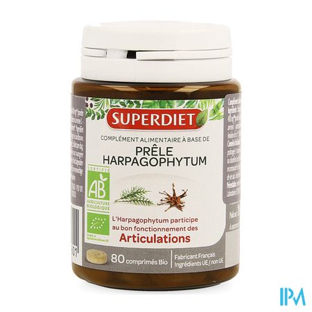 Superdiet Paardestaart-duivelsklauw Bio Comp 80