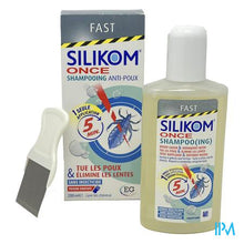 Load image into Gallery viewer, Silikom Once Shampoo A/Luizen A/Neten        200Ml
