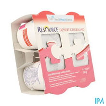 Charger l'image dans la galerie, Resource Dessert Gourmand Aardbei 4x125g 12311130
