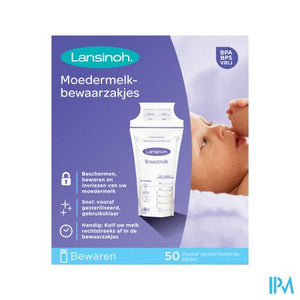 Lansinoh Muttermilch-Aufbewahrungsbeutel 50 40056