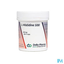 Afbeelding in Gallery-weergave laden, l-histidine 500mg V-caps 100 Deba
