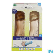 Afbeelding in Gallery-weergave laden, Difrax S-fles Natural Roze/bruin 250ml 2pack

