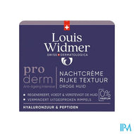 Widmer Proderm Nachtcreme Rijke Textuur Zonder Parfum 50ml