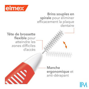 Elmex Set Interdentale Borsteltjes Iso 1 0,7mm 8