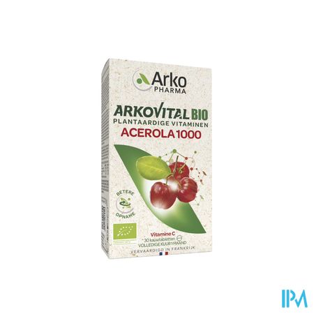 Arkovital Acerola 1000 Bio Kauwtabl 30